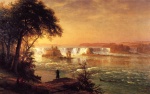Albert Bierstadt  - paintings - The Falls of St. Anthony