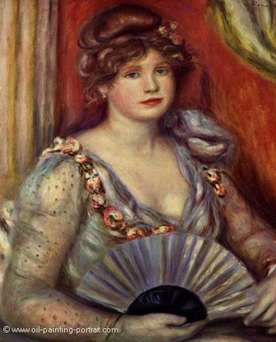 Dame mit Faecher