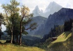 Albert Bierstadt  - Peintures - Paysage du Tyrol