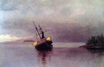 Albert Bierstadt  - Peintures - Epave du « Ancon » à Loring Bay