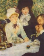 Pierre Auguste Renoir - Bilder Gemälde - Das Ende des Frühstücks