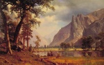 Albert Bierstadt  - Peintures - Vallée de Yosémite 
