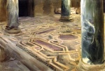 John Singer Sargent - Peintures - Une mosquée du Caire