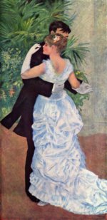 Pierre Auguste Renoir - Bilder Gemälde - Der Tanz in der Stadt