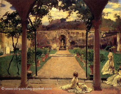 At Torre Galli Ladies in a Garden