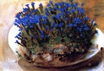 John Singer Sargent  - paintings - Blue Gentians