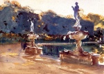 John Singer Sargent  - paintings - Boboli Gardens
