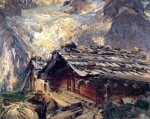 John Singer Sargent  - paintings - Brenva Glacier
