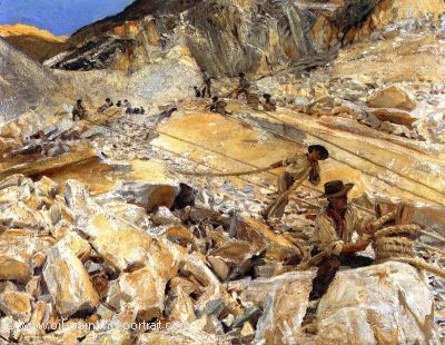 Marble from the Quarries in Carrara