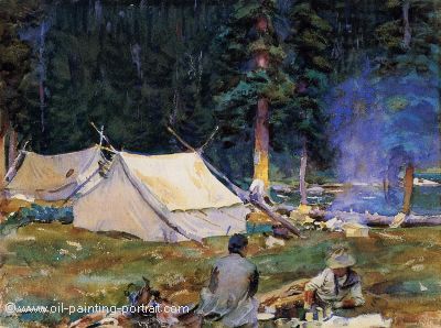 Camping at Lake Ohara