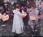 John Singer Sargent  - Peintures - Carnation Lily Rose