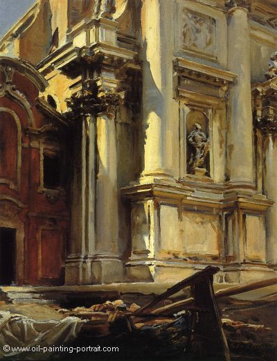 Corner of the Church Saint Stae Venice