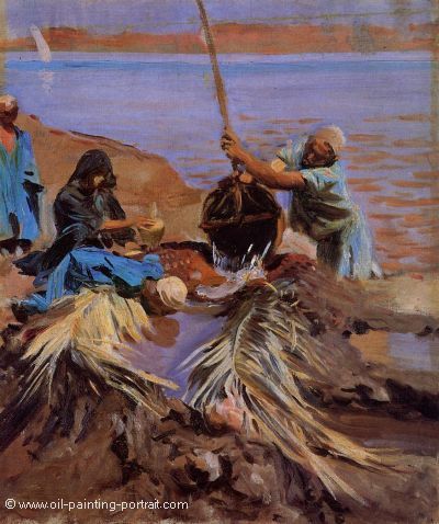 Egyptian Raising Water from the Nile