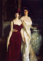 John Singer Sargent  - Bilder Gemälde - Ena and Betty (Daughter of Asher and Mrs. Wertheimer)