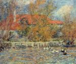 Pierre Auguste Renoir - paintings - Ententeich