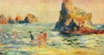 Pierre Auguste Renoir - paintings - Felsenklippen bei Guernsey