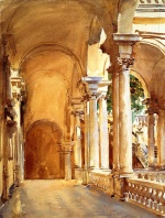 John Singer Sargent  - paintings - Genoa the University