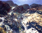 John Singer Sargent  - paintings - Glacier Streams