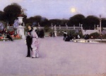 John Singer Sargent  - Peintures - Dans le Jardin du Luxembourg
