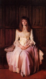 John Singer Sargent  - Peintures - Mlle Elsie Palmer