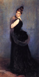 John Singer Sargent  - Peintures - Mme George Gribble