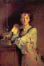 John Singer Sargent  - Peintures - Mme Charles Russell