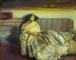 John Singer Sargent  - Peintures - Le boudoir
