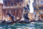 John Singer Sargent  - Peintures - Sur le canal