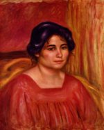 Pierre Auguste Renoir - Peintures - Gabrielle au chemisier rouge