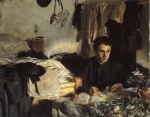John Singer Sargent  - paintings - Padre Sebastiano