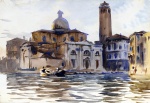 John Singer Sargent  - Peintures - Palazzo Labbia Venise