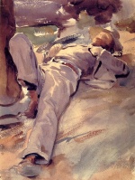 John Singer Sargent  - paintings - Peter Harrison (Siesta)