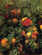 John Singer Sargent  - paintings - Pomegranates