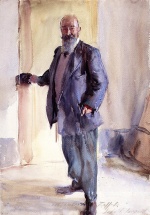John Singer Sargent  - Peintures - Portrait d'Ambrogio Raffaele