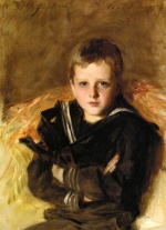 John Singer Sargent  - paintings - Portrait of Caspar Goodrich