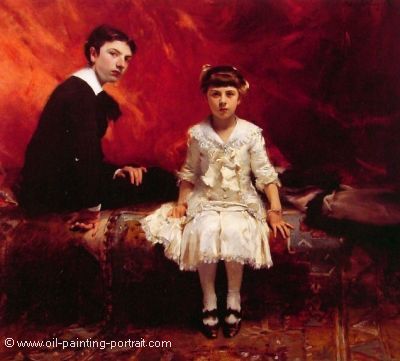Portrait of Edouard and Marie Loise Pailleron