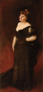 John Singer Sargent  - Peintures - Portrait de Mme Harry Vane Milbank
