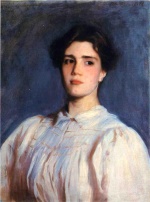 John Singer Sargent  - Bilder Gemälde - Portrait of Sally Fairchild 