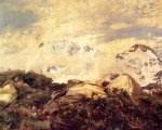 John Singer Sargent  - paintings - Princess Nouronhair