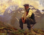 John Singer Sargent  - paintings - Reconnoitering