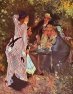 Pierre Auguste Renoir  - Peintures - Dans le jardin