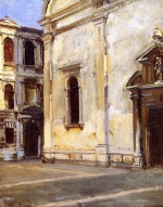 John Singer Sargent  - Peintures - Santa Maria del Carmel et Scuola Grande dei Carmini