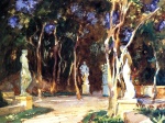John Singer Sargent  - paintings - Shady Paths