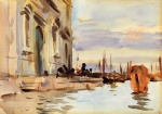 John Singer Sargent  - paintings - Spirito Santo Saattera (Venice Zattere)