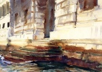 John Singer Sargent  - Peintures - Marches d'un palais