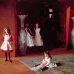 John Singer Sargent  - Bilder Gemälde - The Daughters of Edward Darley Boit