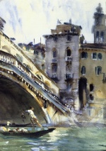 John Singer Sargent  - Peintures - Le Rialto de Venise