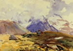 John Singer Sargent  - Bilder Gemälde - The Simplon