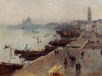 John Singer Sargent  - Peintures - Venise par temps gris