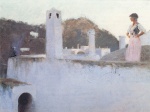 John Singer Sargent  - Peintures - Vue de Capri